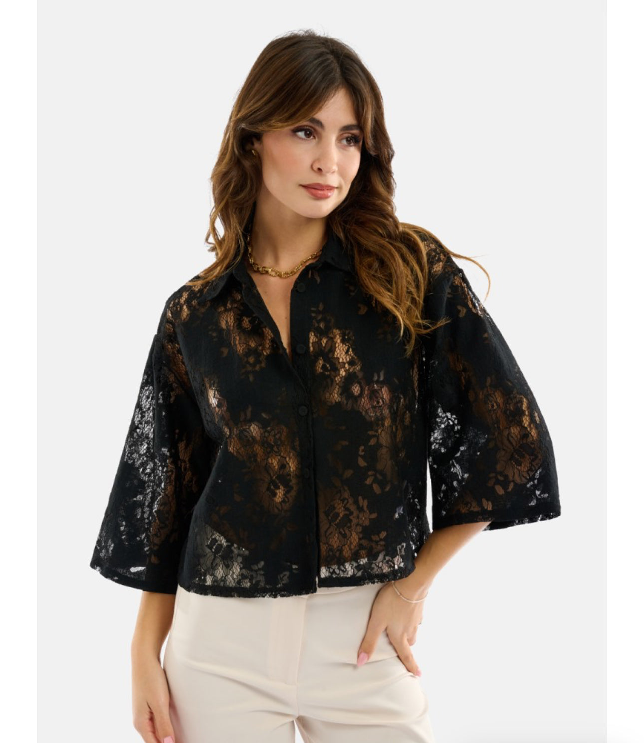 Camicia in pizzo