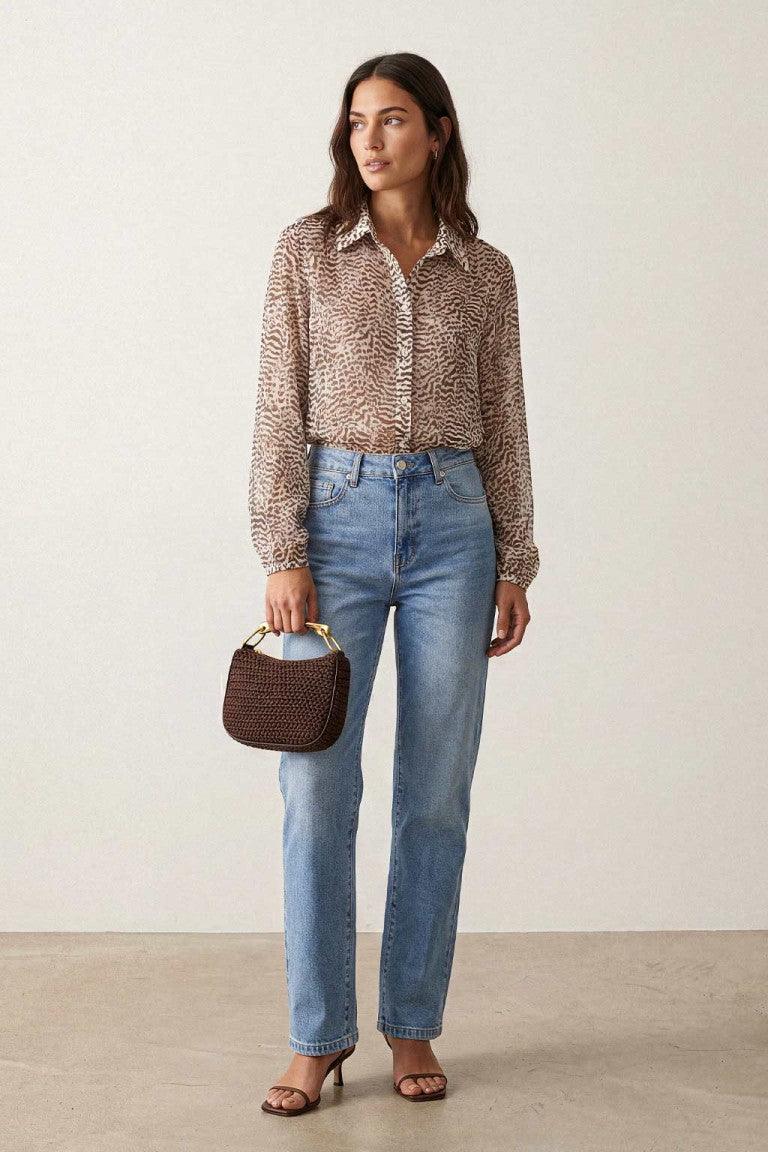 Jeans gamba dritta