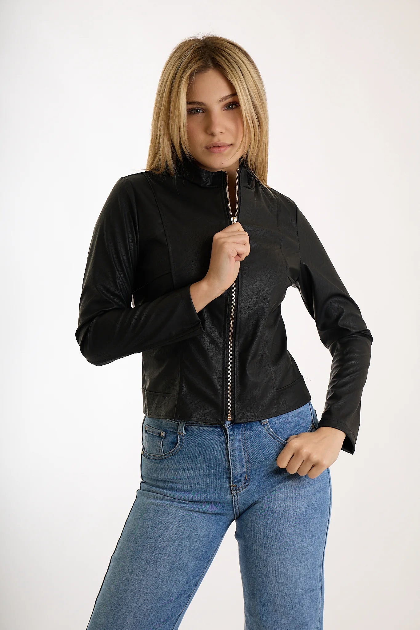 Giubbino ecopelle