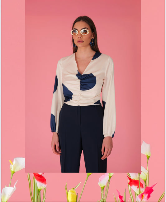 Blusa cropped “Roberta Ranieri”