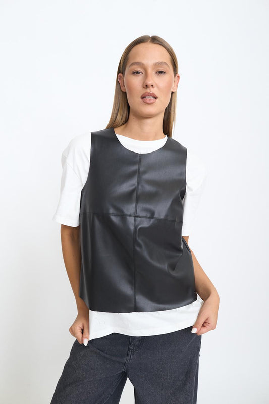 Canotta effetto pelle