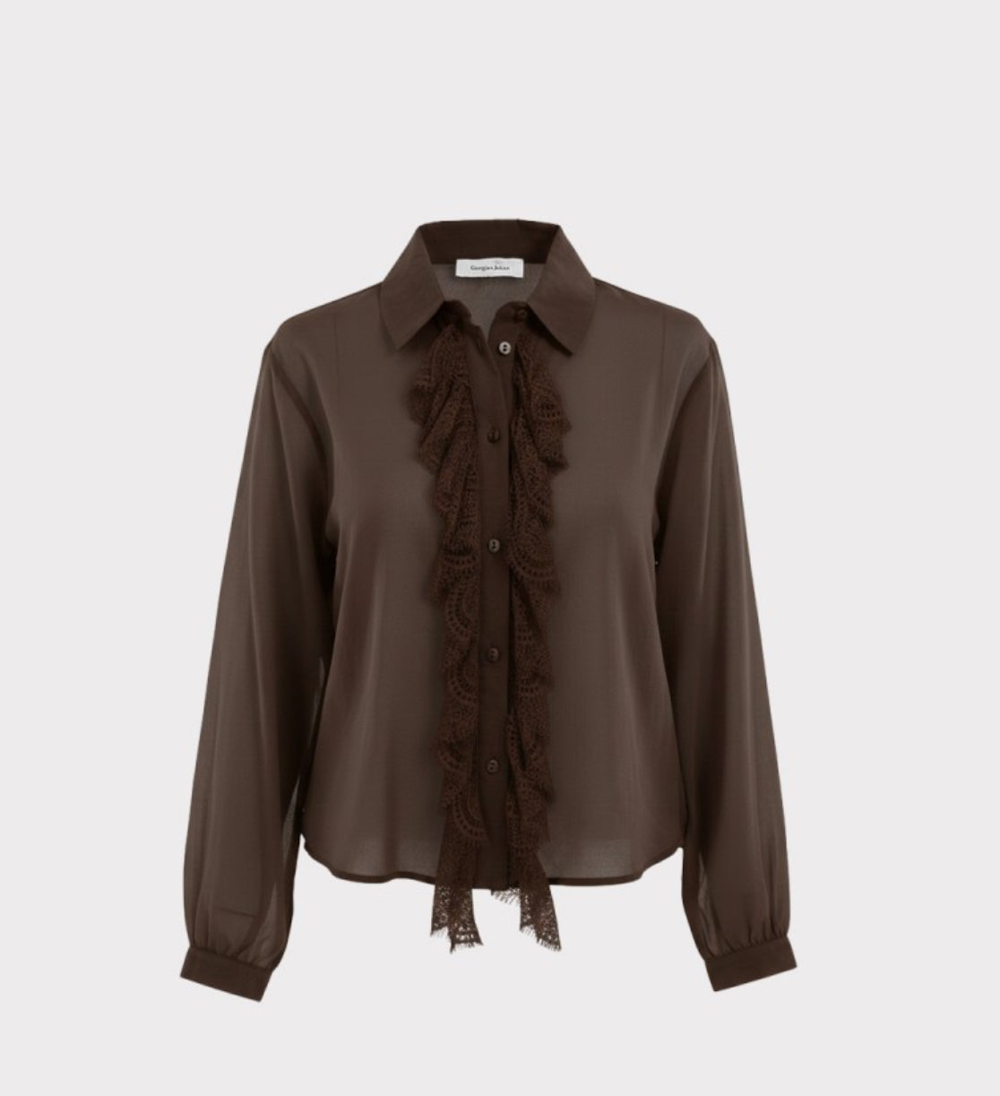 Camicia balze in pizzo