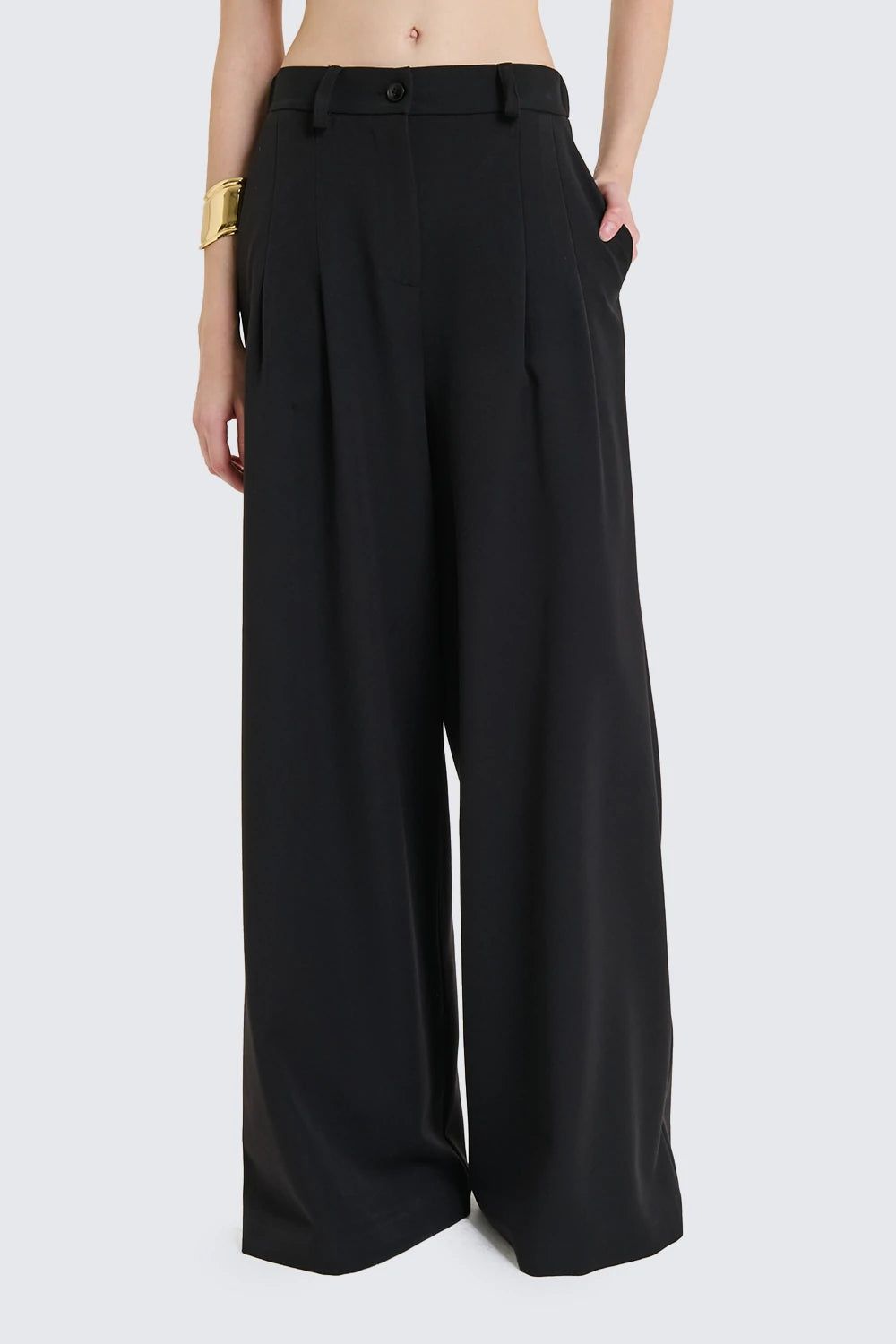 Pantalone gamba ampia